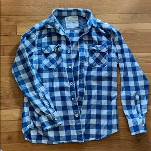 American Eagle flannel button up, Medium.